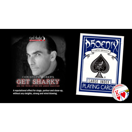 Get Sharky Large Index (Blue) by Christoph Borer wwww.magiedirecte.com