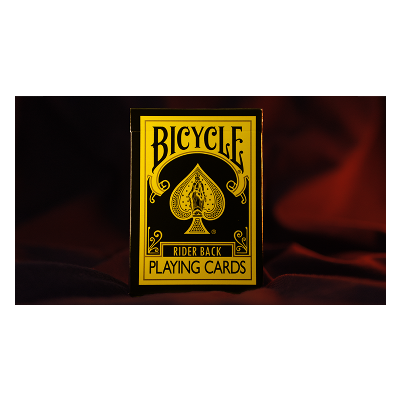 Bicycle Reverse (Yellow) Playing Cards wwww.magiedirecte.com