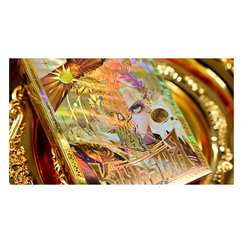 King Arthur V2 (Golden Dawn) Playing Cards by KING STAR wwww.magiedirecte.com