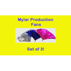Mylar Production Fans (Set of 3) wwww.magiedirecte.com
