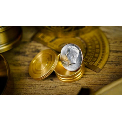 Magnetic Coin Box (Half Dollar) by Artisan Coin & OFM Studio wwww.magiedirecte.com