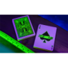 Bicycle Neon Rider Back Green-Glo Deck Playing Cards wwww.magiedirecte.com