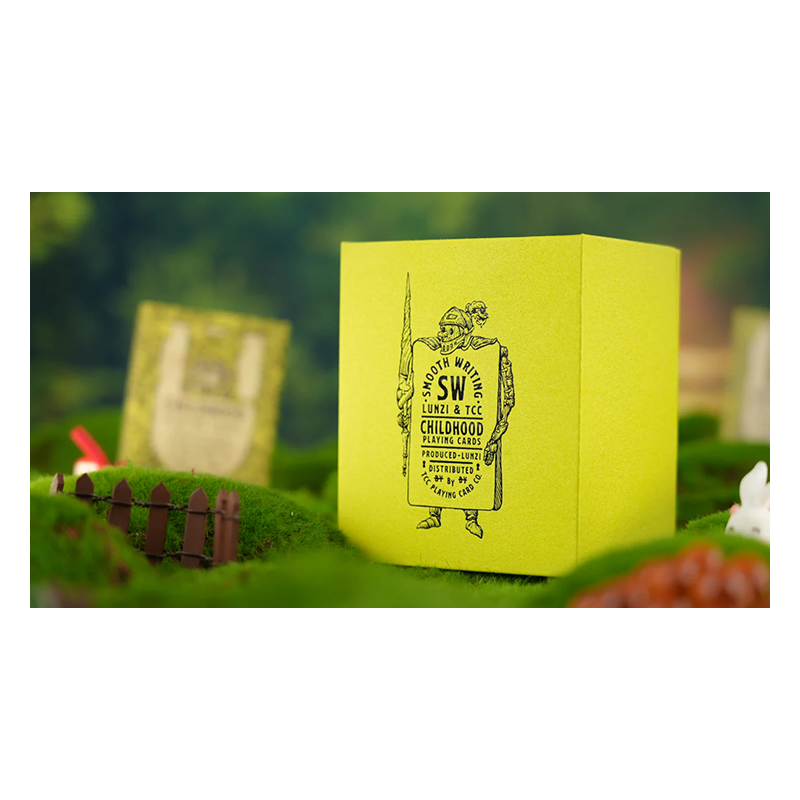 Childhood Playing Cards (Half Brick Standard  + Gilded ) by TCC & Lunzi wwww.magiedirecte.com