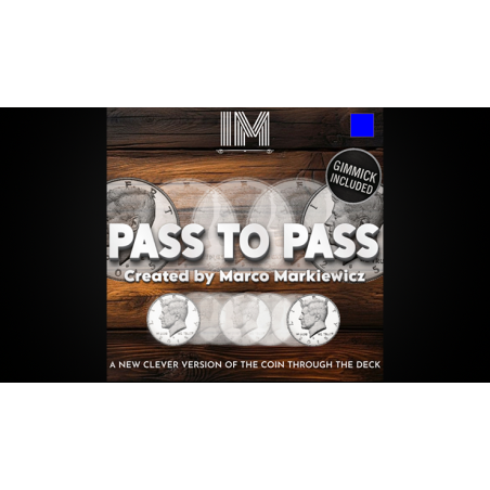 Pass To Pass (Blue) by Marco Markiewicz wwww.magiedirecte.com