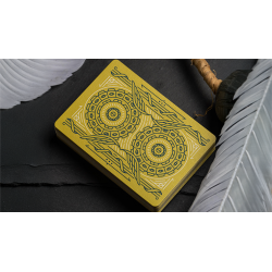 Celestial Valor Playing Cards by Giovanni Meroni(greenish yellow) wwww.magiedirecte.com