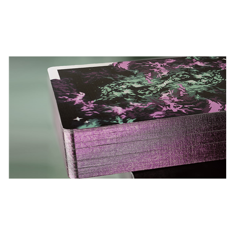 Gilded Nebula Stellar Purple Playing Cards(purple star) wwww.magiedirecte.com