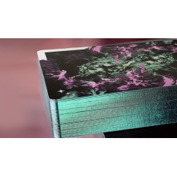 Gilded Nebula Stellar Green Playing Cards (green star) wwww.magiedirecte.com