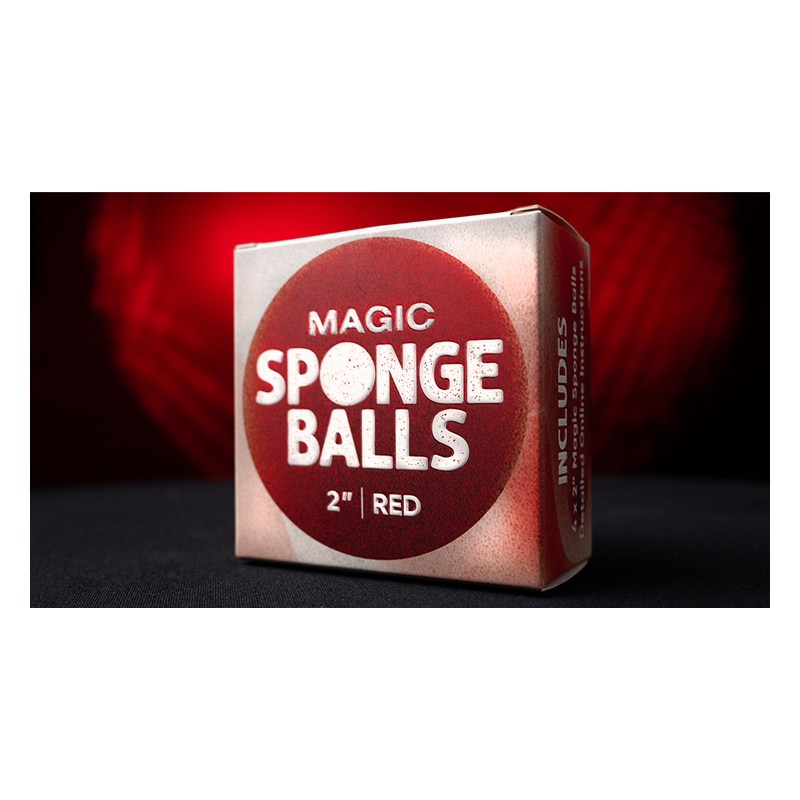 Magic Sponge Balls 50PK RED 2" by Murphy's Magic wwww.magiedirecte.com