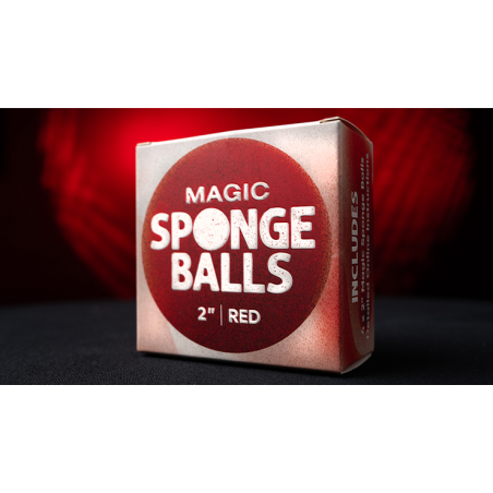 Magic Sponge Balls 50PK RED 2" by Murphy's Magic wwww.magiedirecte.com