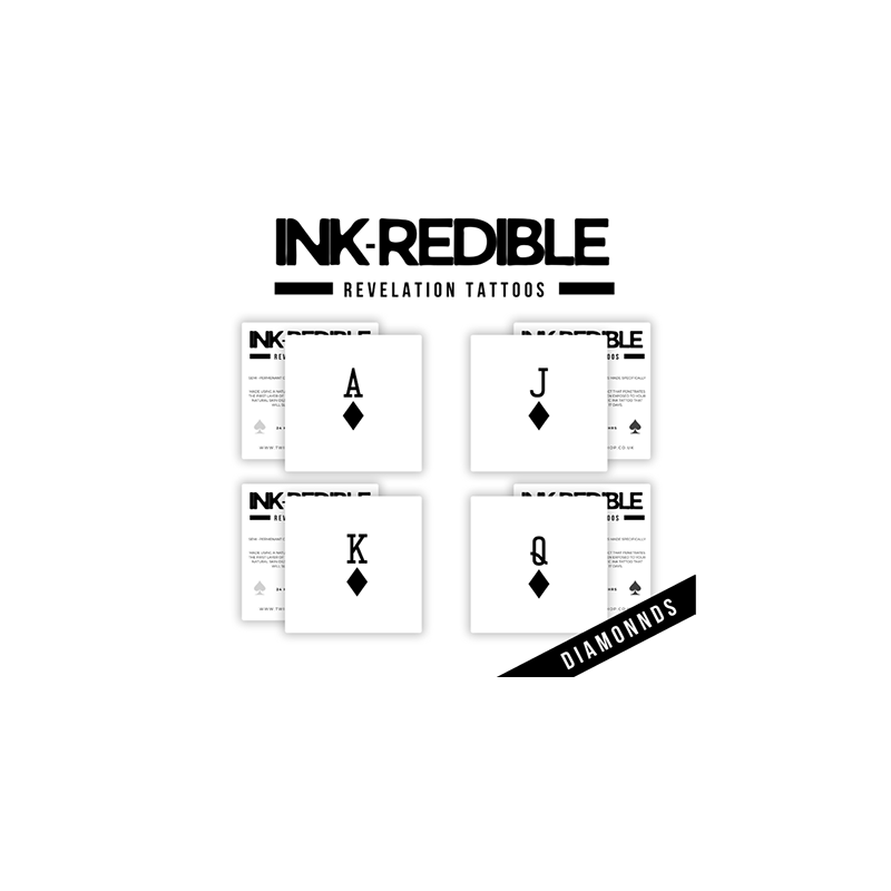 Ink-Redible Revelation Tattoos (Diamonds) by Twisted Minds wwww.magiedirecte.com