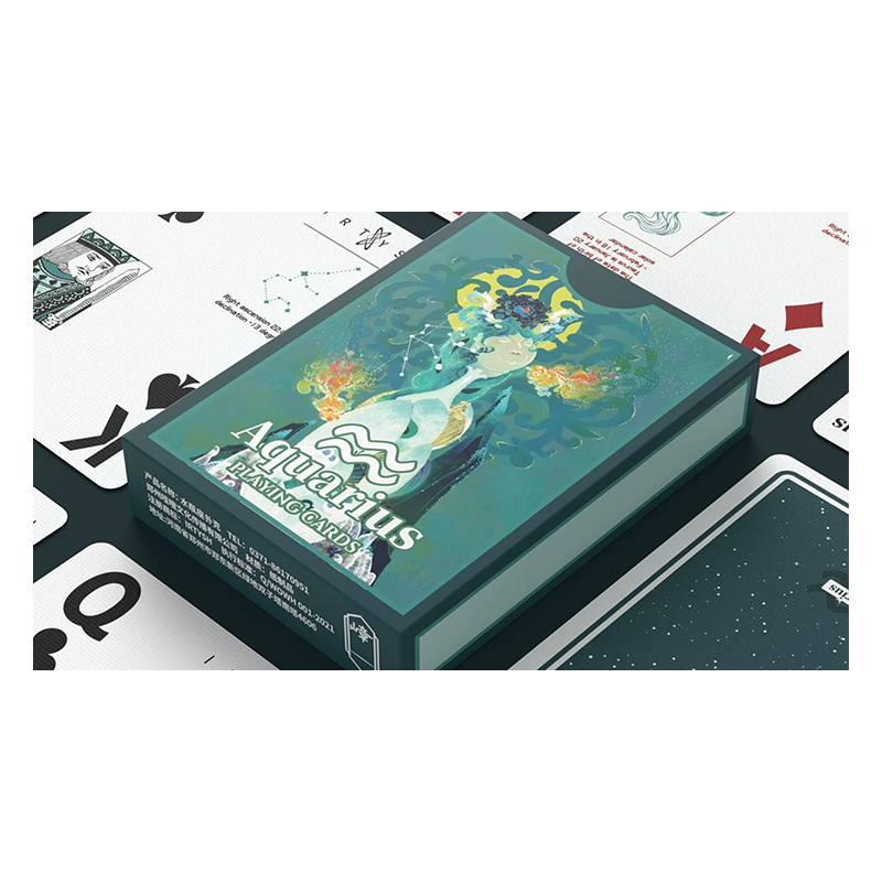 Aquarius Playing Cards by WohStudio wwww.magiedirecte.com