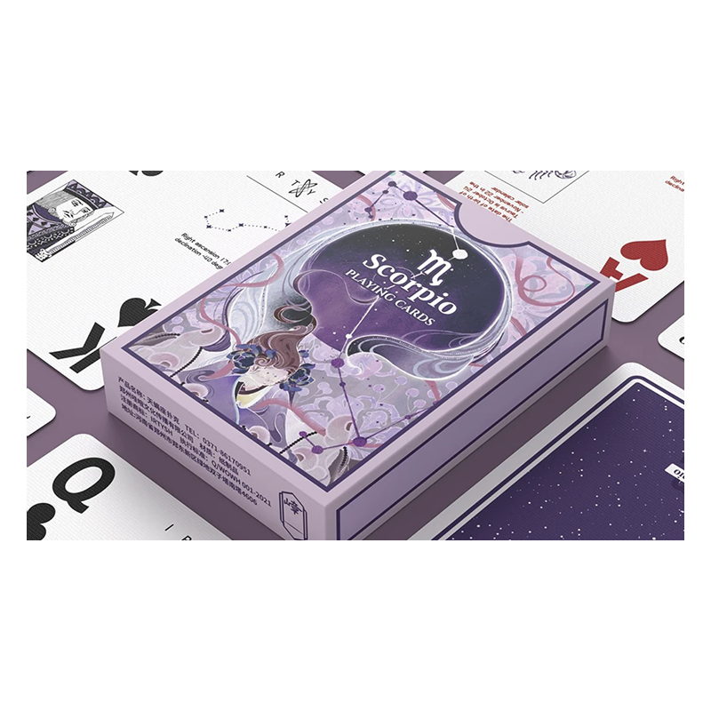 Scorpio Playing Cards by WohStudio wwww.magiedirecte.com