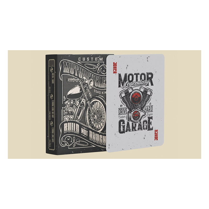 Custom Motorcycles Playing Cards wwww.magiedirecte.com