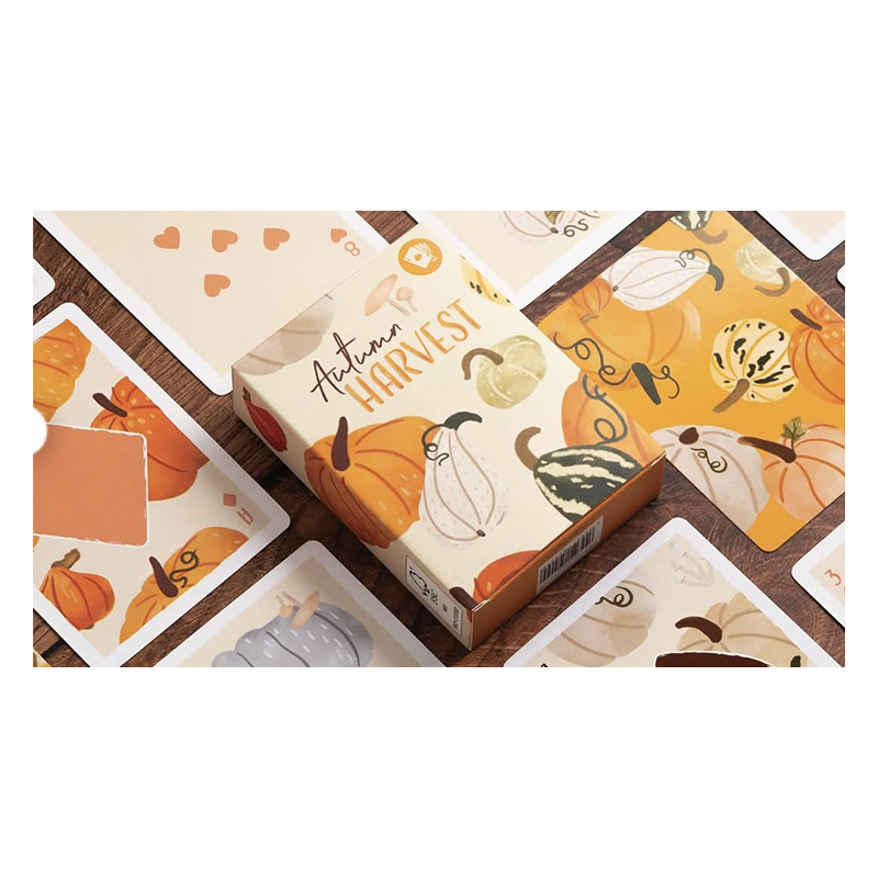 Autumn Harvest Playing Cards by Puckator UK wwww.magiedirecte.com