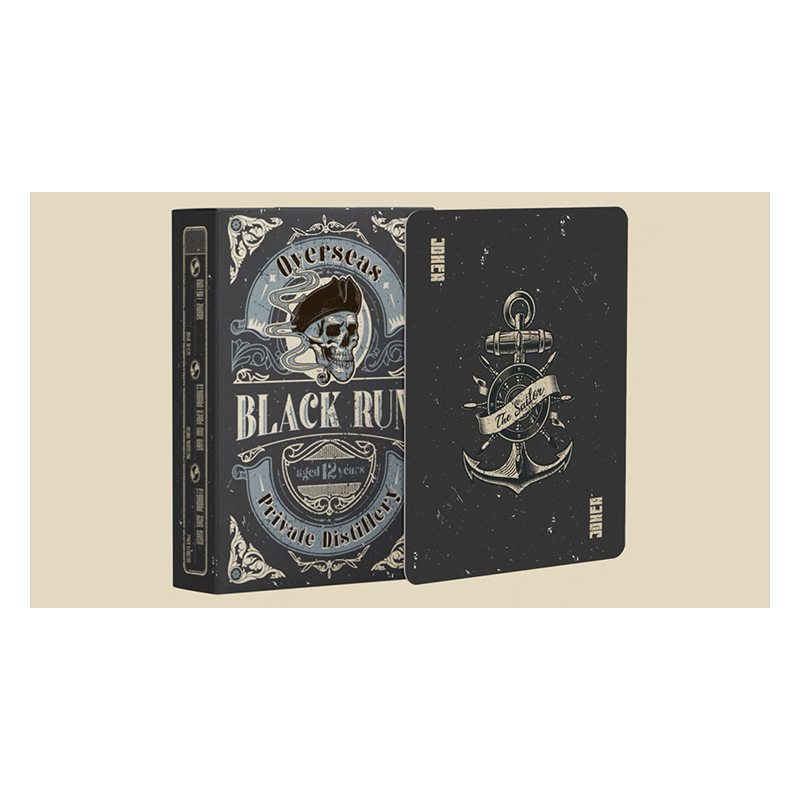Black Rum Playing Cards wwww.magiedirecte.com