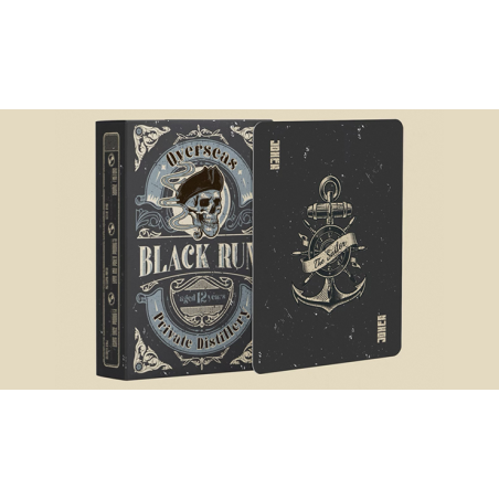 Black Rum Playing Cards wwww.magiedirecte.com
