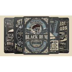 Black Rum Playing Cards wwww.magiedirecte.com
