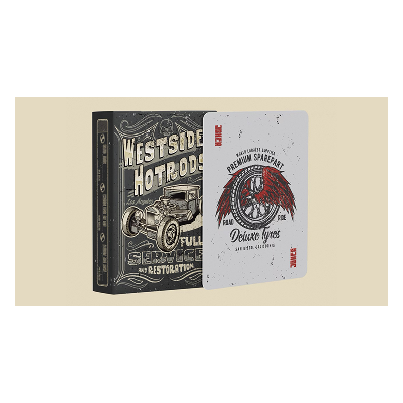 Westside Hotrods Playing Cards wwww.magiedirecte.com