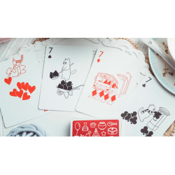 Kitten Diary - Red Limited Edition Playing Cards by ACPC wwww.magiedirecte.com