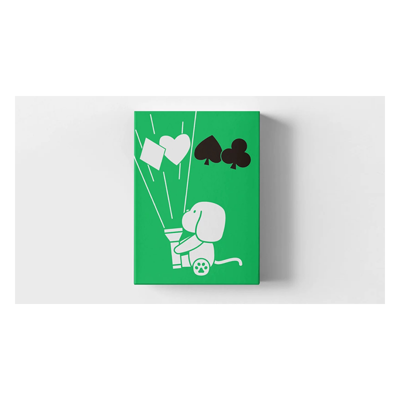 Puppy Diary - Green Limited Edition Playing Cards by wwww.magiedirecte.com