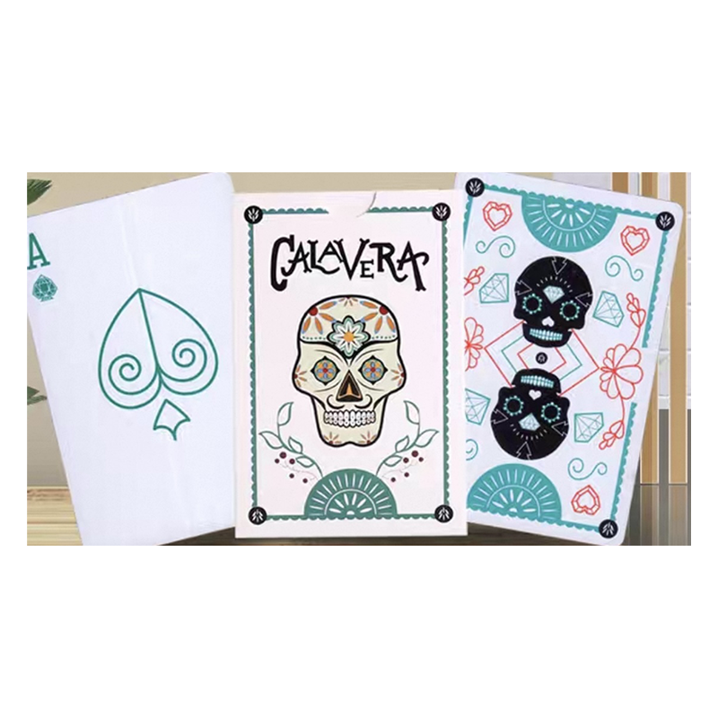 Calavera Playing Cards by PVC wwww.magiedirecte.com