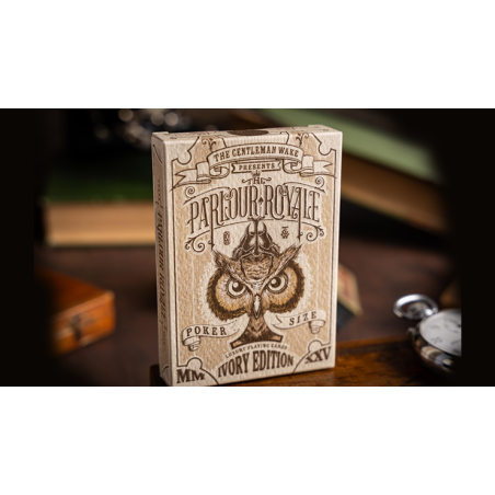 The Parlour Royale Ivory Edition (Red Edge Printing) Playing Cards wwww.magiedirecte.com