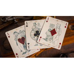 The Parlour Royale Ivory Edition (Red Edge Printing) Playing Cards wwww.magiedirecte.com