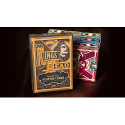 King's Head (Black and Gold Foil) Playing Cards  by Joker and the Thief wwww.magiedirecte.com