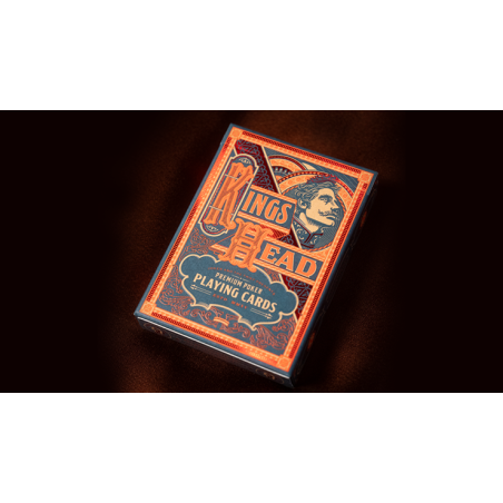 King's Head (Blue & Red) Playing Cards  by Joker and the Thief wwww.magiedirecte.com