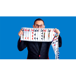 Mystery Card Streamer (Red 4 of Hearts) by PlayTime Magic DEFMA wwww.magiedirecte.com