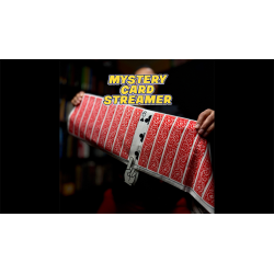 Mystery Card Streamer (Red 6 of Clubs) by PlayTime Magic DEFMA wwww.magiedirecte.com