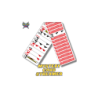 Mystery Card Streamer (Red 6 of Clubs) by PlayTime Magic DEFMA wwww.magiedirecte.com