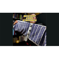 Mystery Card Streamer (Blue 6 of Clubs) by PlayTime Magic DEFMA wwww.magiedirecte.com