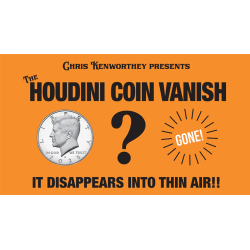 Houdini Coin Vanish by Chris Kenworthey wwww.magiedirecte.com
