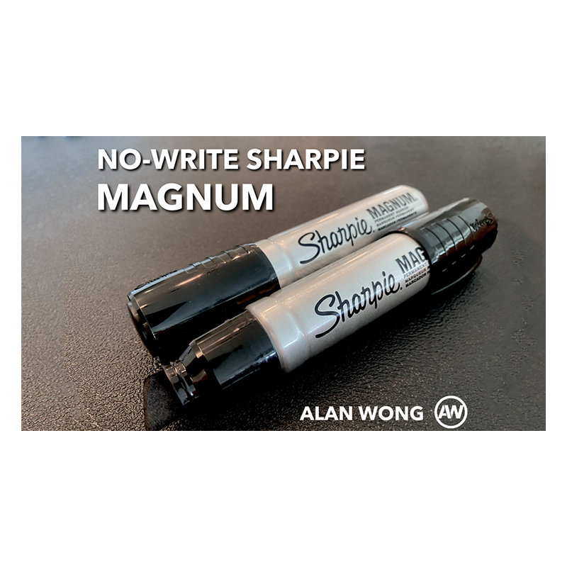 No Write Sharpie Magnum by Alan Wong wwww.magiedirecte.com