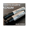 No Write Sharpie Magnum by Alan Wong wwww.magiedirecte.com