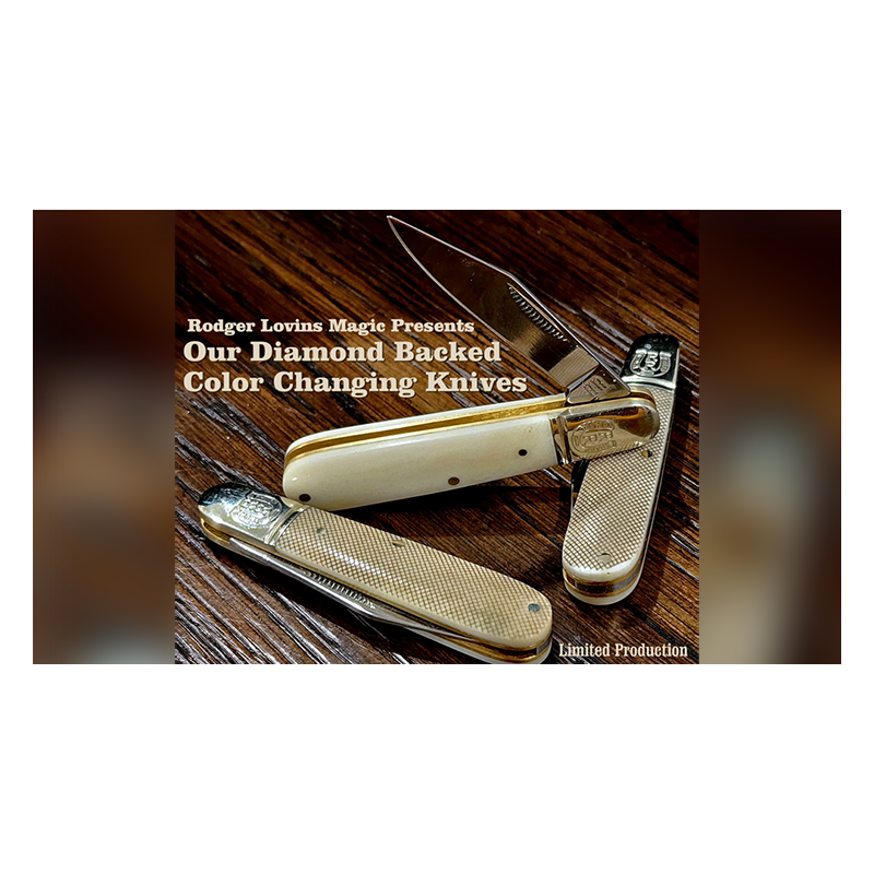 Diamond Back Knife Set by Rodger Lovins wwww.magiedirecte.com