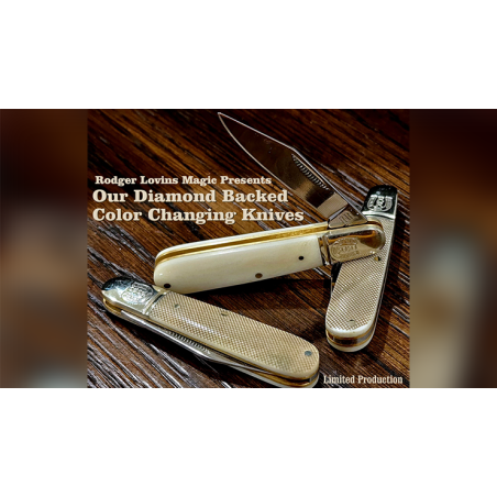 Diamond Back Knife Set by Rodger Lovins wwww.magiedirecte.com
