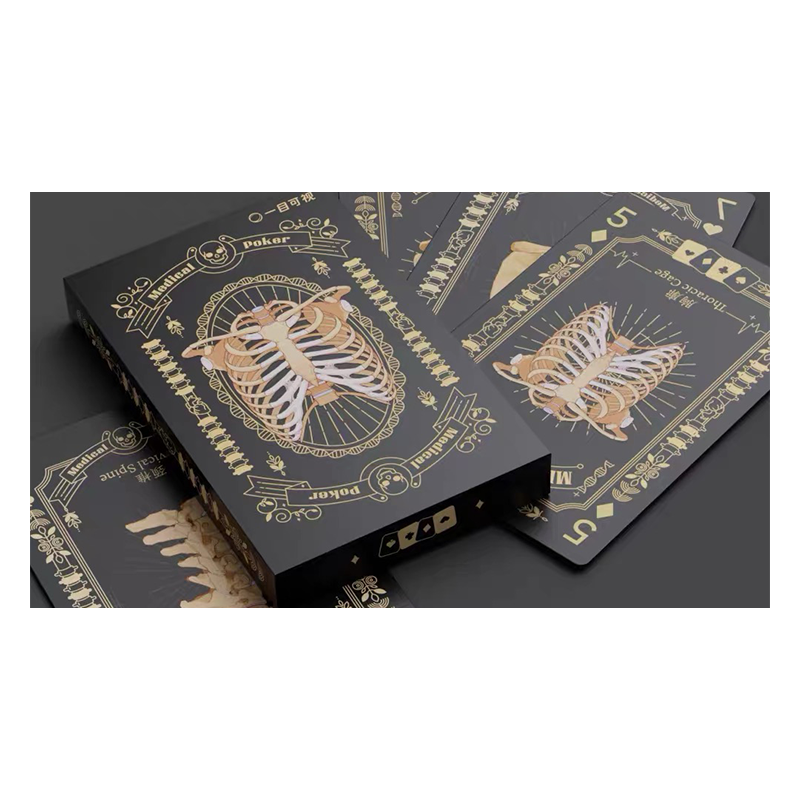 Medical Poker (Black) Playing Cards wwww.magiedirecte.com