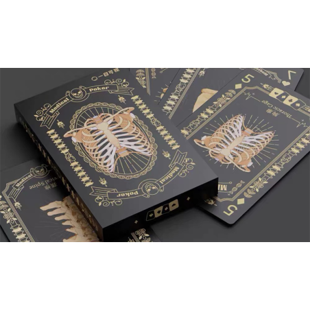 Medical Poker (Black) Playing Cards wwww.magiedirecte.com