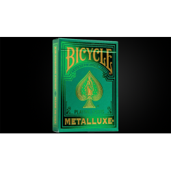 Bicycle Metalluxe Green Playing Cards by US Playing Card Co. wwww.magiedirecte.com