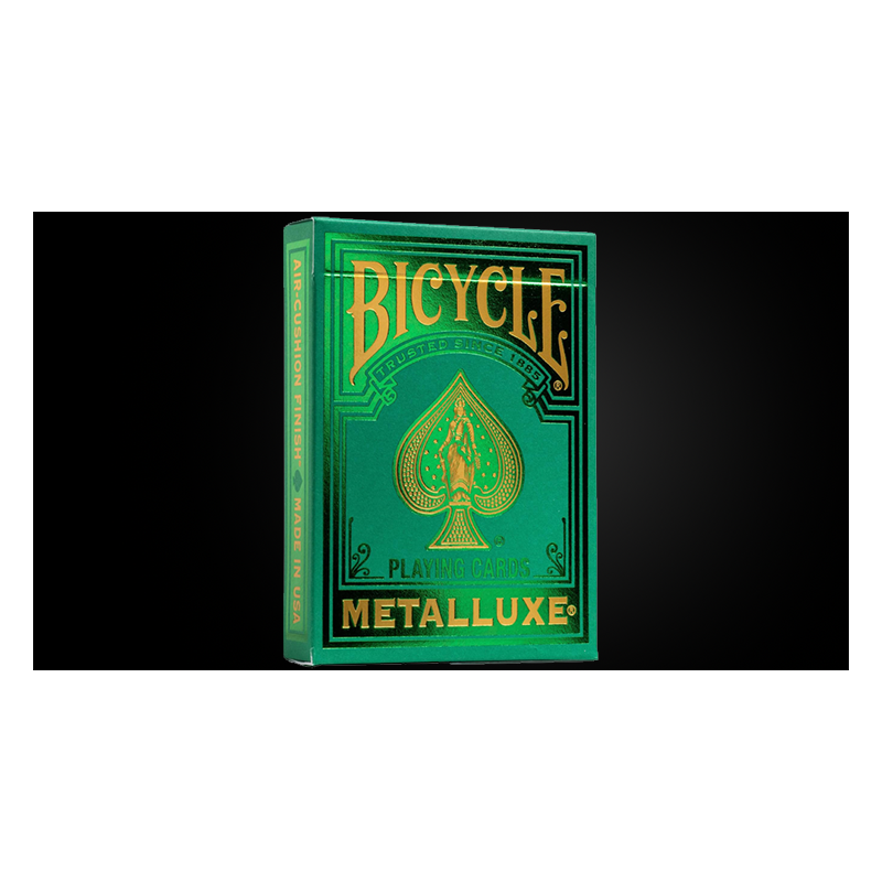 Bicycle Metalluxe Green Playing Cards by US Playing Card Co. wwww.magiedirecte.com
