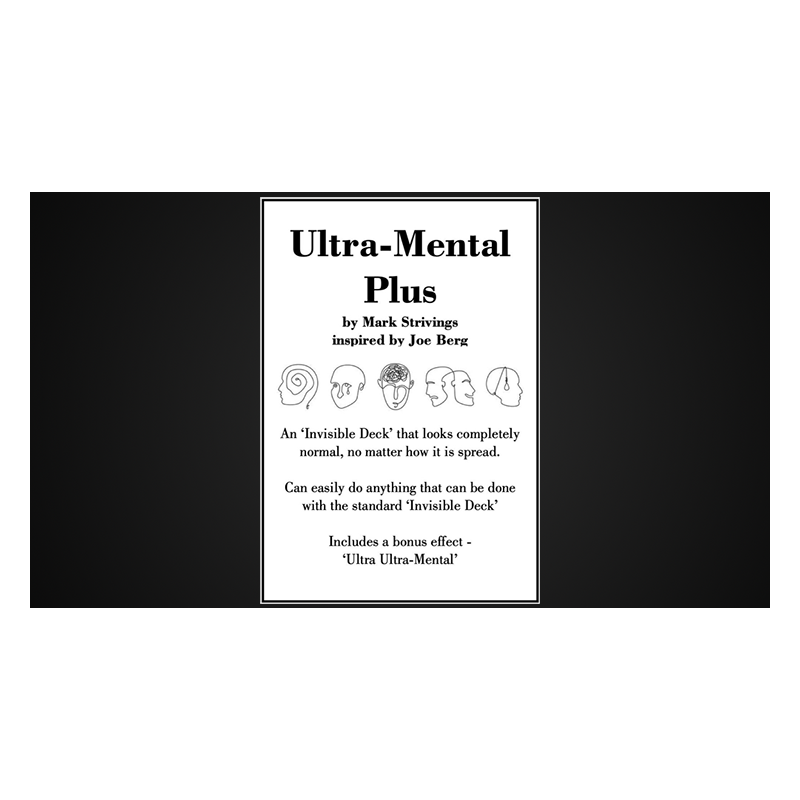 Ultra-Mental Plus by Mark Strivings (Blue) wwww.magiedirecte.com