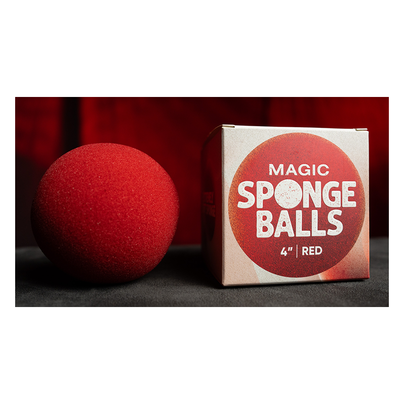 Magic Sponge Balls 1PK red 4" by Murphy's Magic wwww.magiedirecte.com