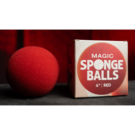 Magic Sponge Balls 1PK red 4" by Murphy's Magic wwww.magiedirecte.com