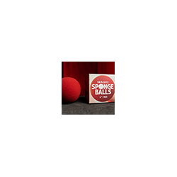 Magic Sponge Balls 1PK red 4" by Murphy's Magic wwww.magiedirecte.com