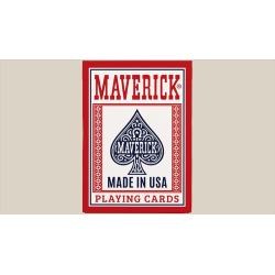 Maverick Made in the USA (Red) Playing Cards wwww.magiedirecte.com