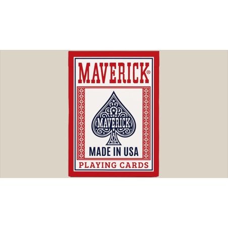 Maverick Made in the USA (Red) Playing Cards wwww.magiedirecte.com