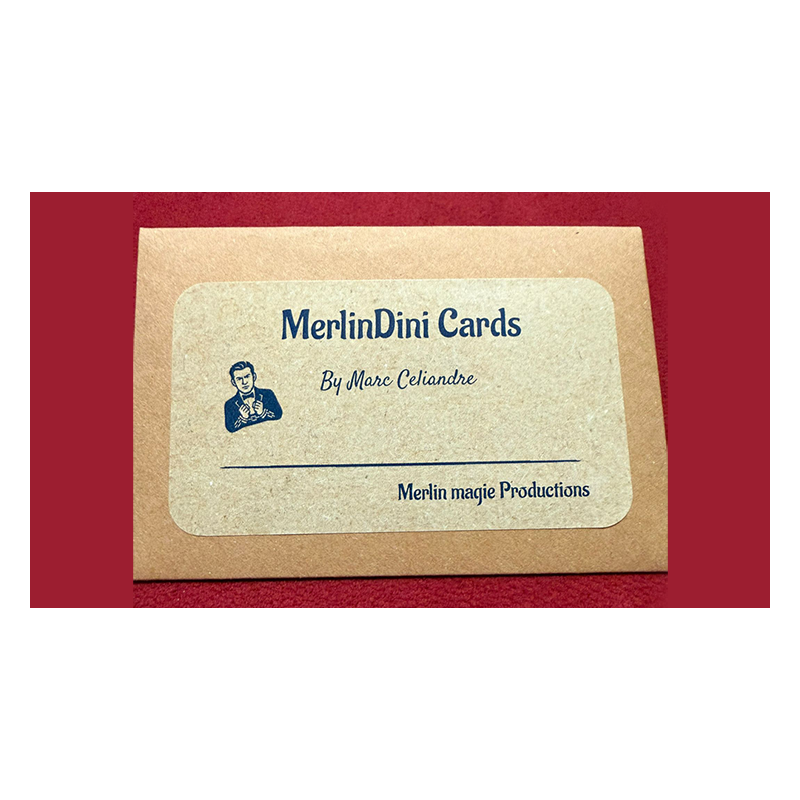 MerlinDini Cards (Blue) by Marc Celiandre wwww.magiedirecte.com