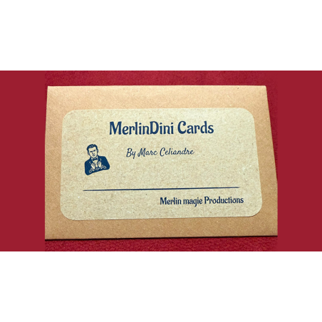 MerlinDini Cards (Blue) by Marc Celiandre wwww.magiedirecte.com